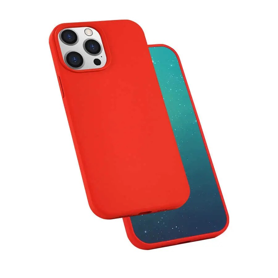 iPhone 13 Pro Silikon Kılıf, Kablosuz Şarj Uyumlu - Zore Silk