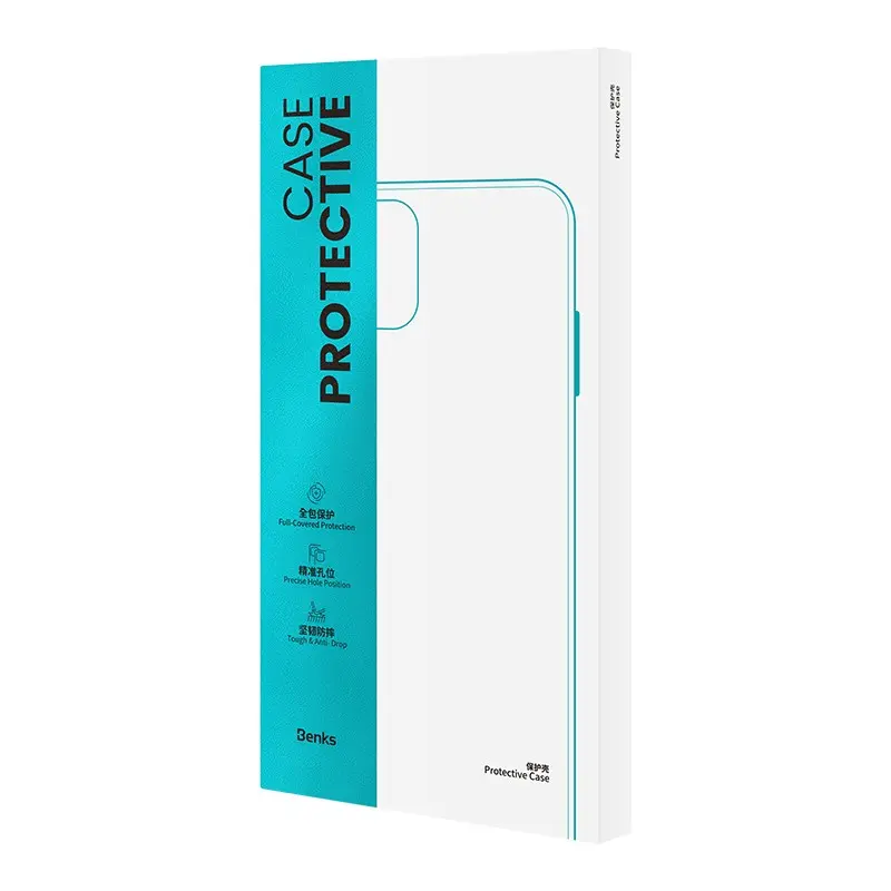iPhone 13 Pro Airbagli TPU Kılıf, Yazı Temalı - Benks Dynamic New