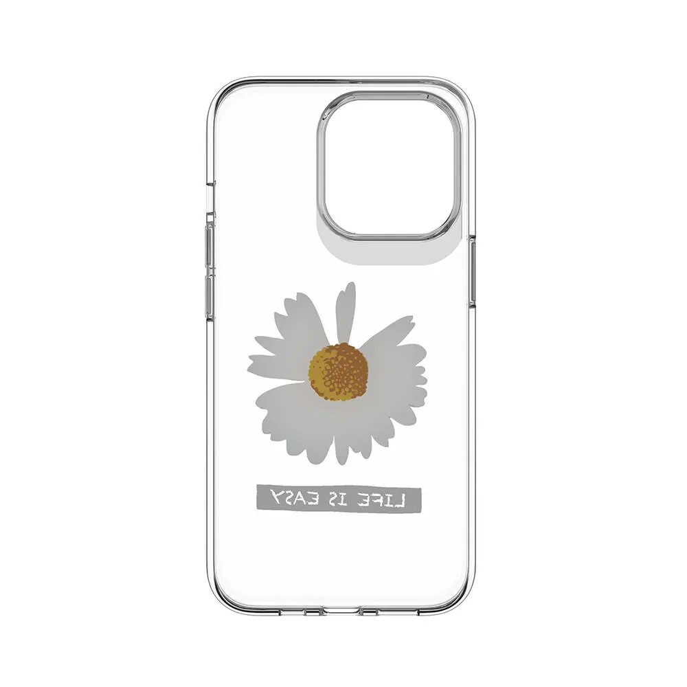 iPhone 13 Pro Çift IMD Baskılı Lisanslı Kılıf - Switcheasy Artist Daisy