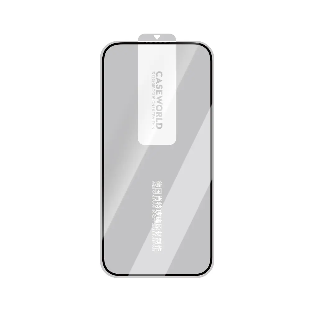 iPhone 13 Pro Max 0.15mm 2.5D Schott Cam Temperli Ekran Koruyucu - CaseWorld Ultra-Thin