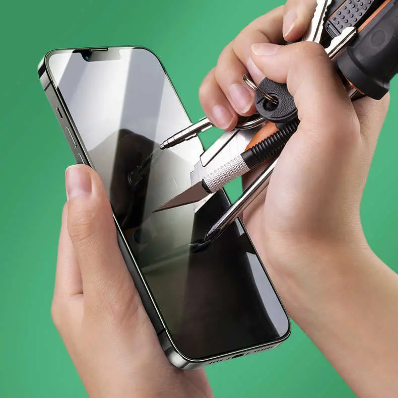 iPhone 13 Pro Max Ekran Koruyucu - Benks Little KingKong Tam Kaplamalı Cam