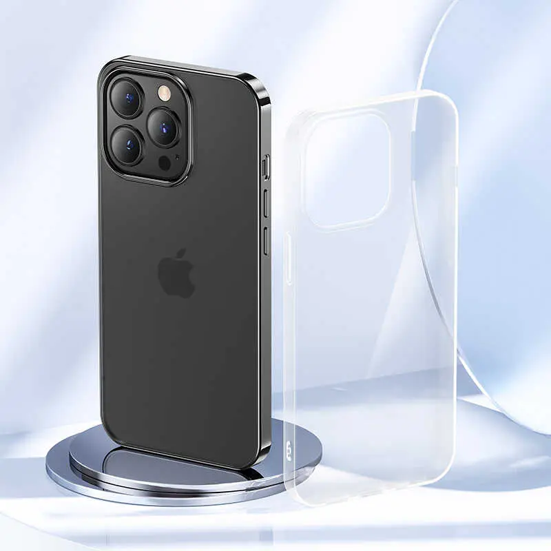 iPhone 13 Pro Max Mat Kaplamalı TPU Kılıf - Benks Matte Electroplated