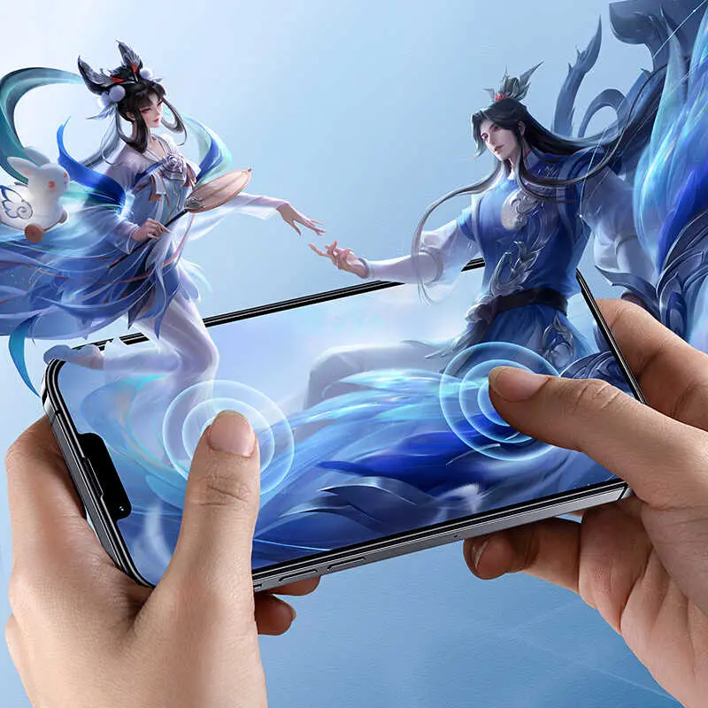iPhone 13 Pro Max Gizlilik Ekran Koruyucu - Benks V Pro Privacy