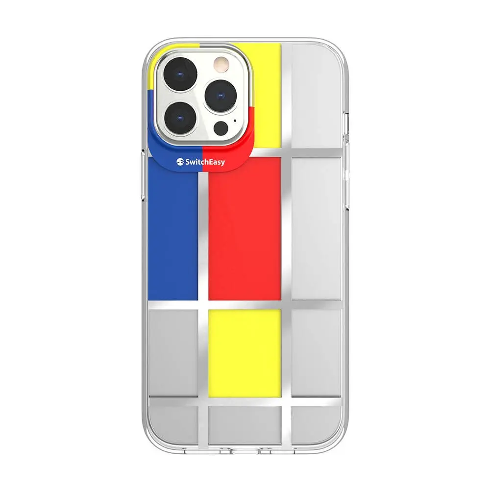 iPhone 13 Pro Max Lisanslı Sanat Baskılı Kılıf - Switcheasy Artist Mondrian
