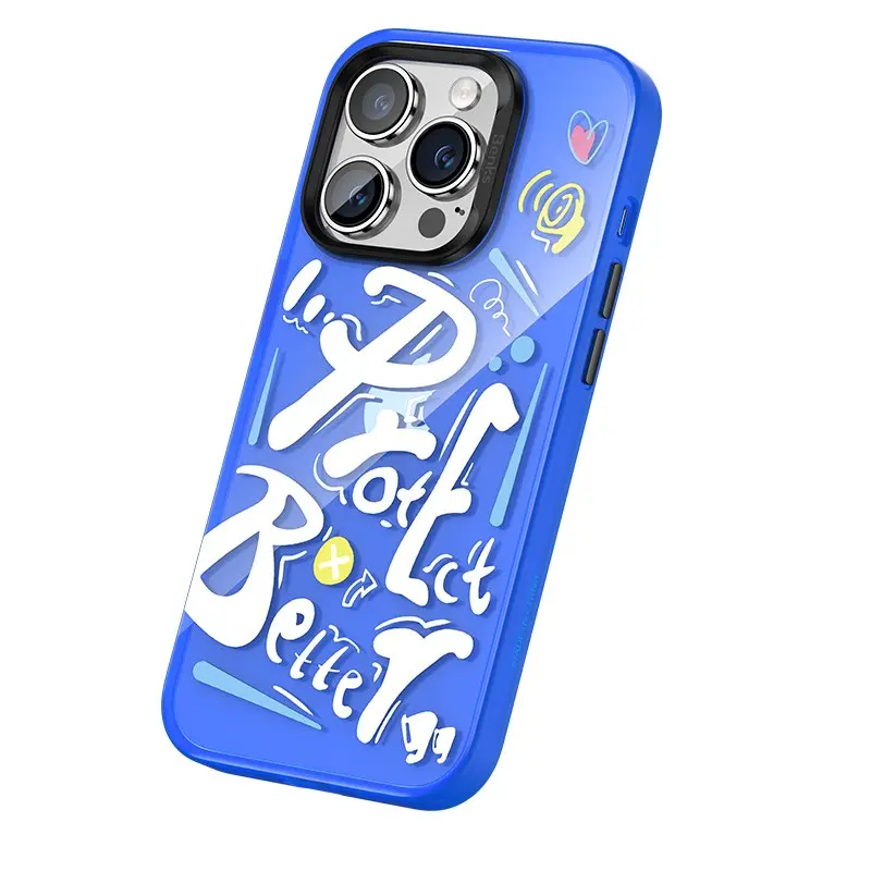 iPhone 13 Pro Max Airbagli TPU Kılıf, Yazı Temalı - Benks Dynamic New