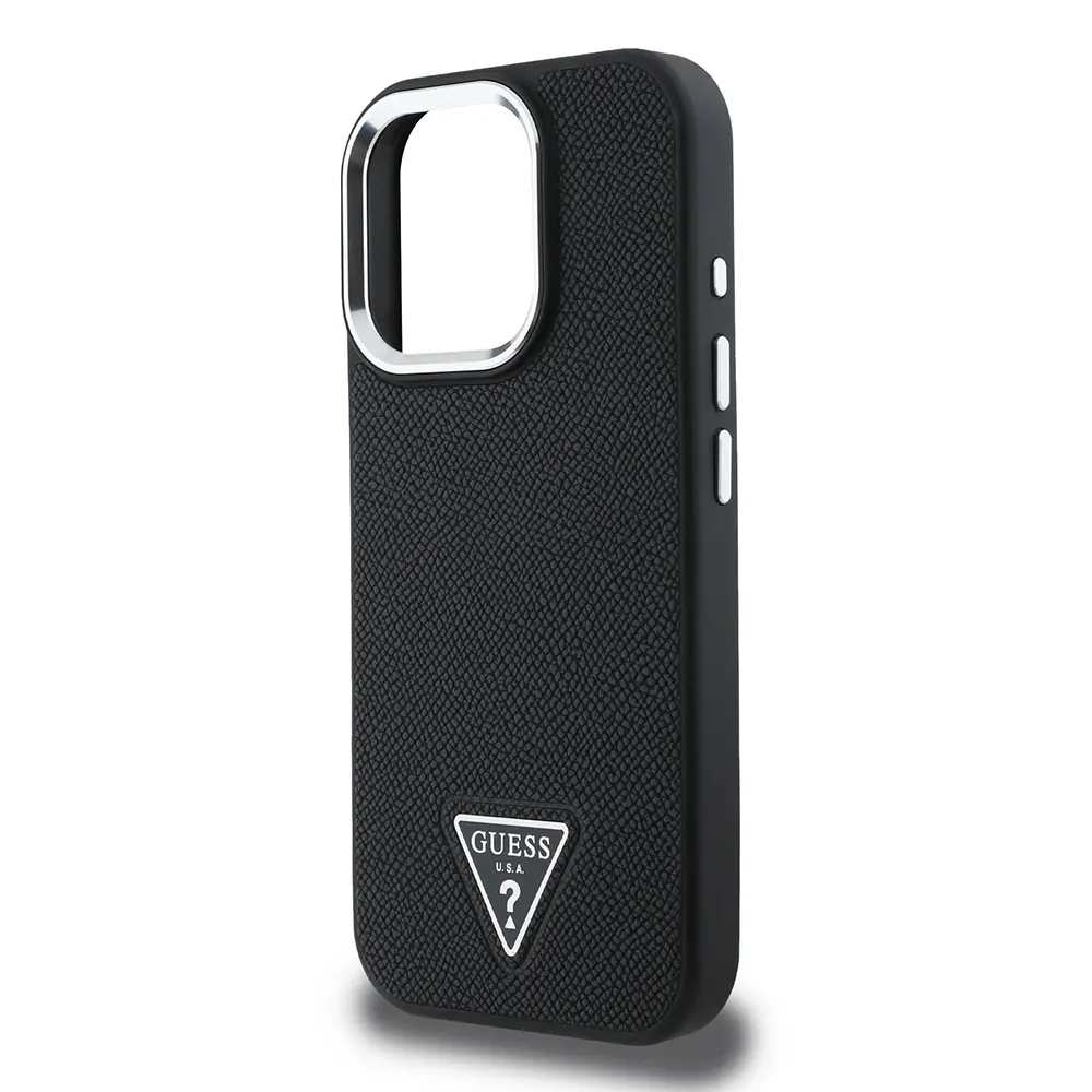 iPhone 13 Pro Max MagSafe Uyumlu Kılıf - Guess Grained Triangle
