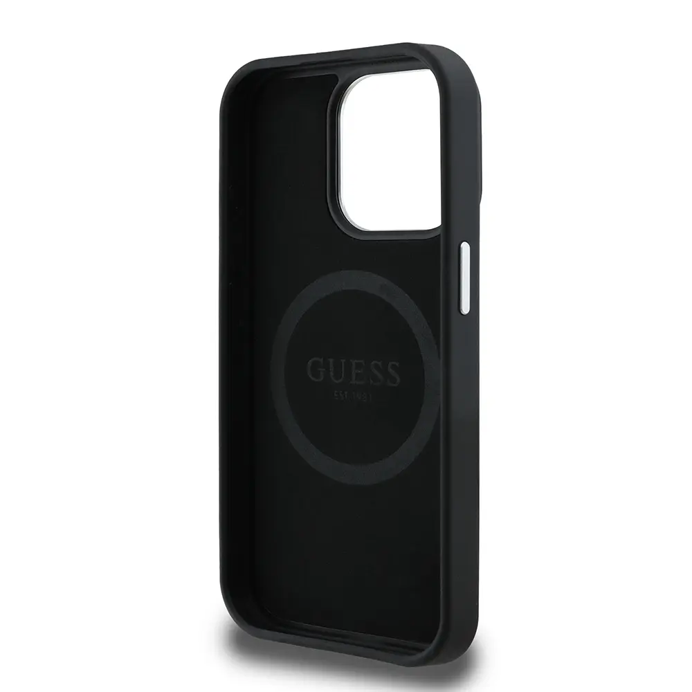 iPhone 13 Pro Max MagSafe Uyumlu Kılıf - Guess Grained Triangle