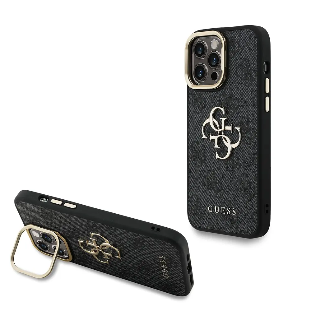 iPhone 13 Pro Max PU Deri 4G Desenli Kılıf - Guess Lisanslı