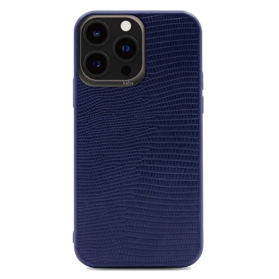 Apple iPhone 13 Pro Max Kılıf Kajsa Preppie Collection Pu Deri Kapak