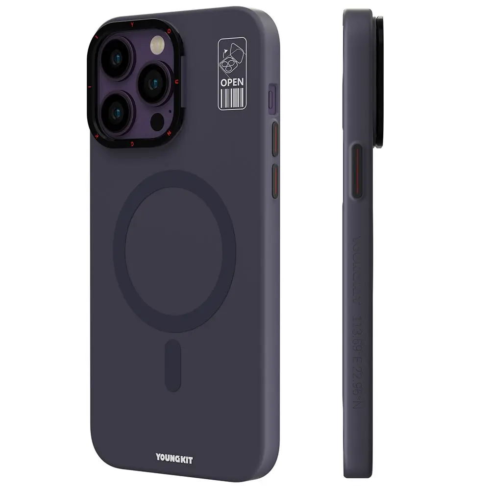 iPhone 13 Pro Max MagSafe Uyumlu Standlı Kılıf - YoungKit Hermit Bracket