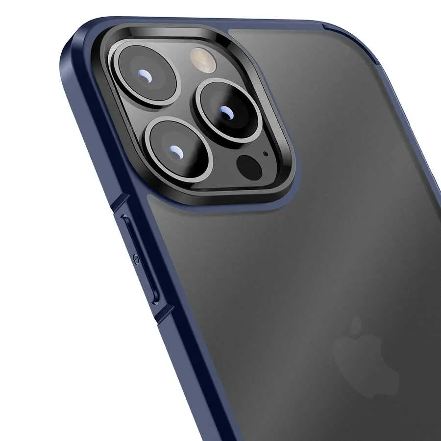 iPhone 13 Pro Max Kılıf, Mat Buzlu Yüzeyli ve Kamera Korumalı - Wlons H-Bom
