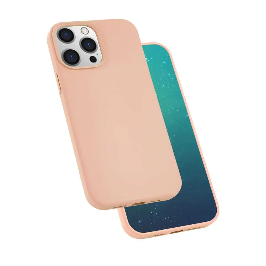iPhone 13 Pro Max İnce Silikon Kılıf - Zore Silk