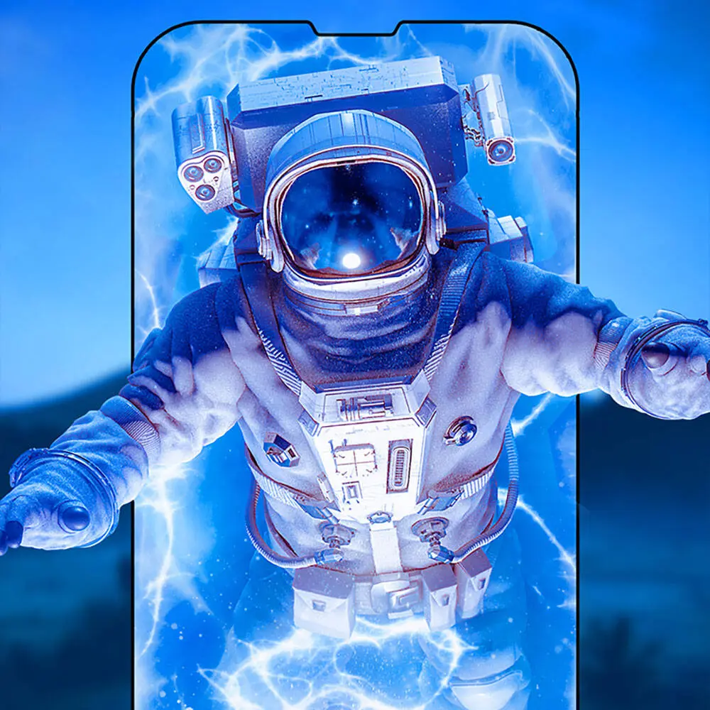 iPhone 13 Pro Max HD Temperli Cam Ekran Koruyucu - Recci RSP-A11
