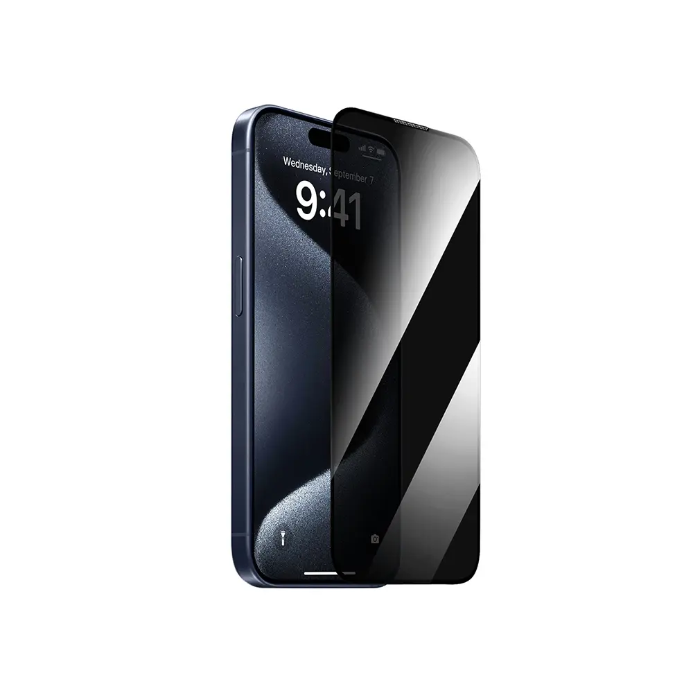 iPhone 13 Pro Max Temperli Privacy Cam Ekran Koruyucu - Wiwu GT-011
