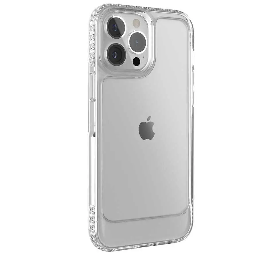 iPhone 13 Pro Max Darbe Emici Şeffaf Kılıf - Ugly Rubber U Model