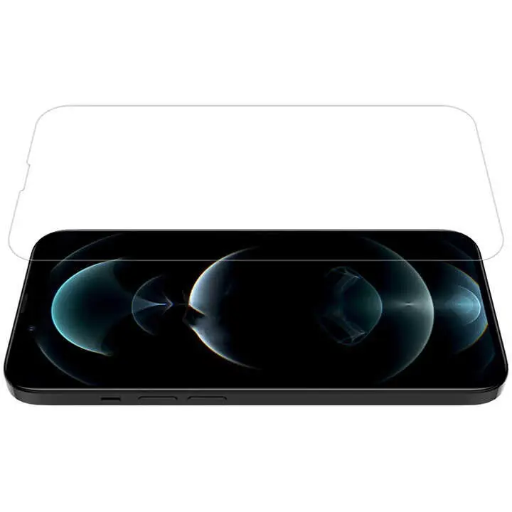 iPhone 13 Pro Max Temperli Cam Ekran Koruyucu - Zore Blue Nano
