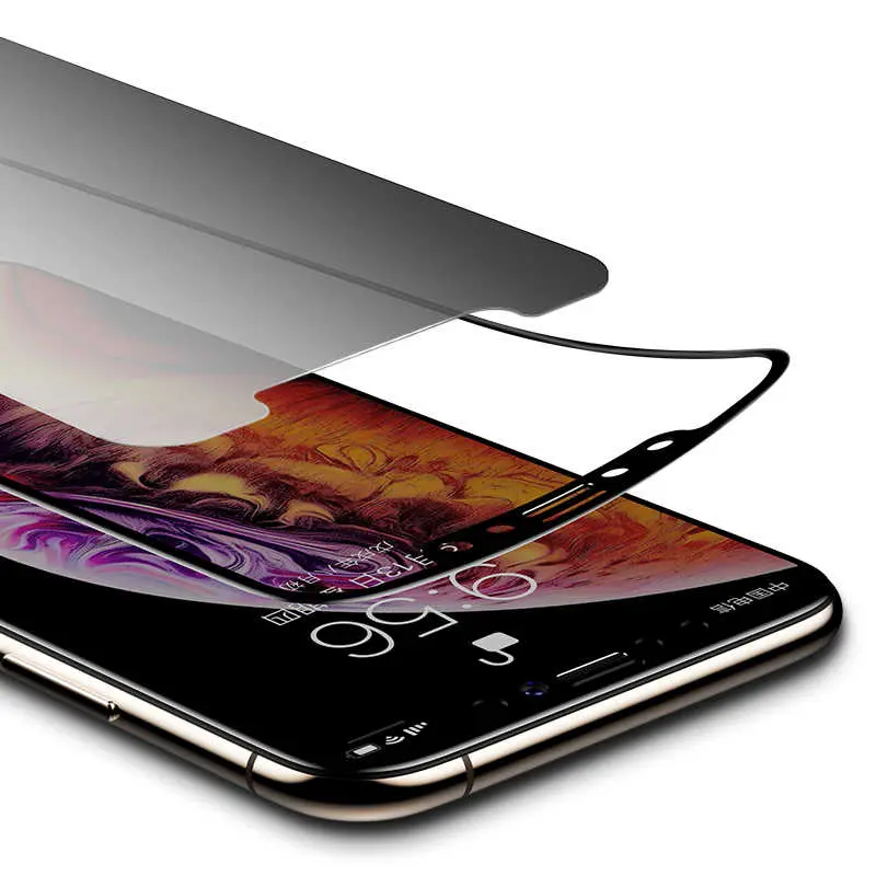 iPhone 13 Pro Max Gizlilik Ekran Koruyucu - Zore Kor Privacy
