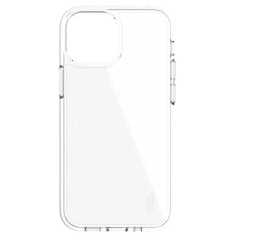 iPhone 13 Şeffaf Simli Kılıf - Ugly Rubber Vogue