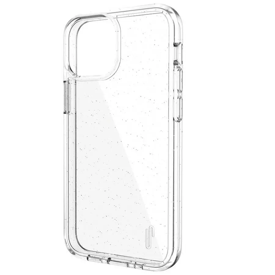 iPhone 13 Şeffaf Simli Kılıf - Ugly Rubber Vogue