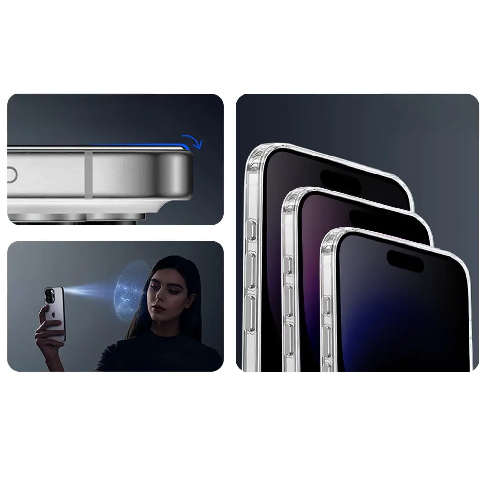 iPhone 13 Gizlilik Temperli Cam Ekran Koruyucu - Zore 2.5D Oliv Privacy