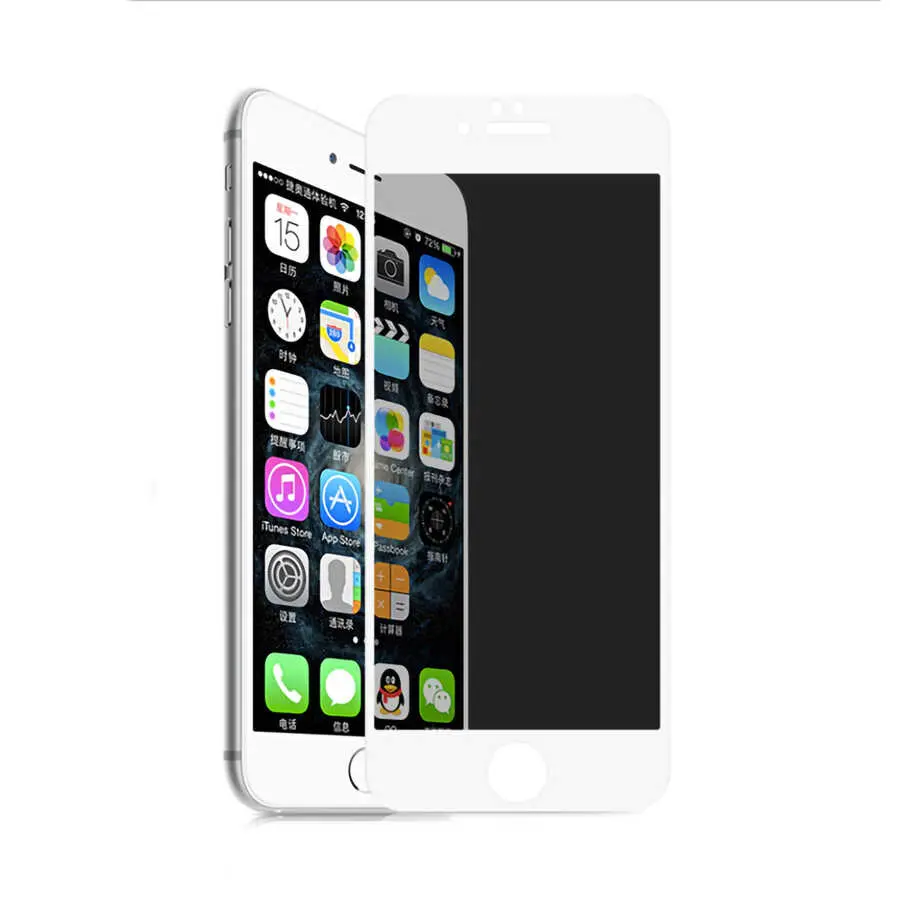 iPhone 6 Gizlilik Camlı Ekran Koruyucu - Davin 5D Privacy