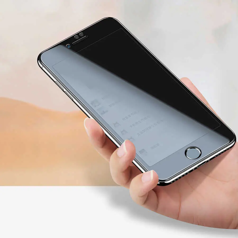 iPhone 6 Gizlilik Camlı Ekran Koruyucu - Davin 5D Privacy