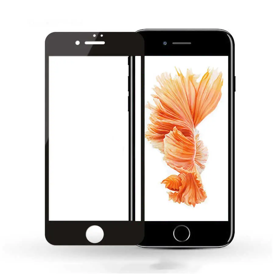 iPhone 6 Plus Seramik Ekran Koruyucu, 3D Kavisli ve Darbe Emici - Davin