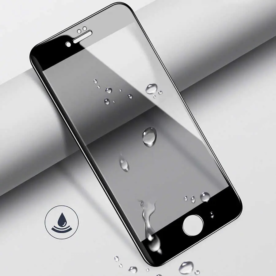 iPhone 7 Uyumlu 5D Privacy Cam Ekran Koruyucu - Davin