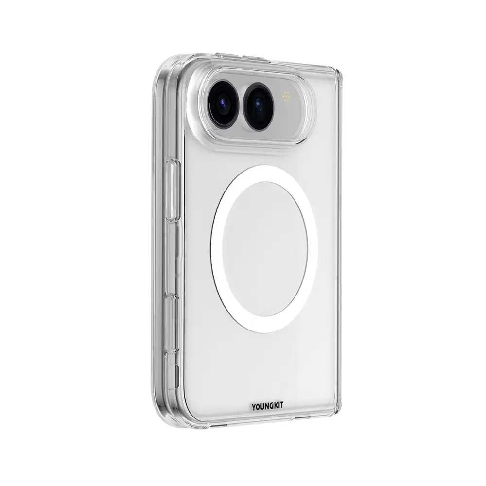 iPhone Duo MagSafe Uyumlu Şeffaf Kılıf - Youngkit Clear Serisi