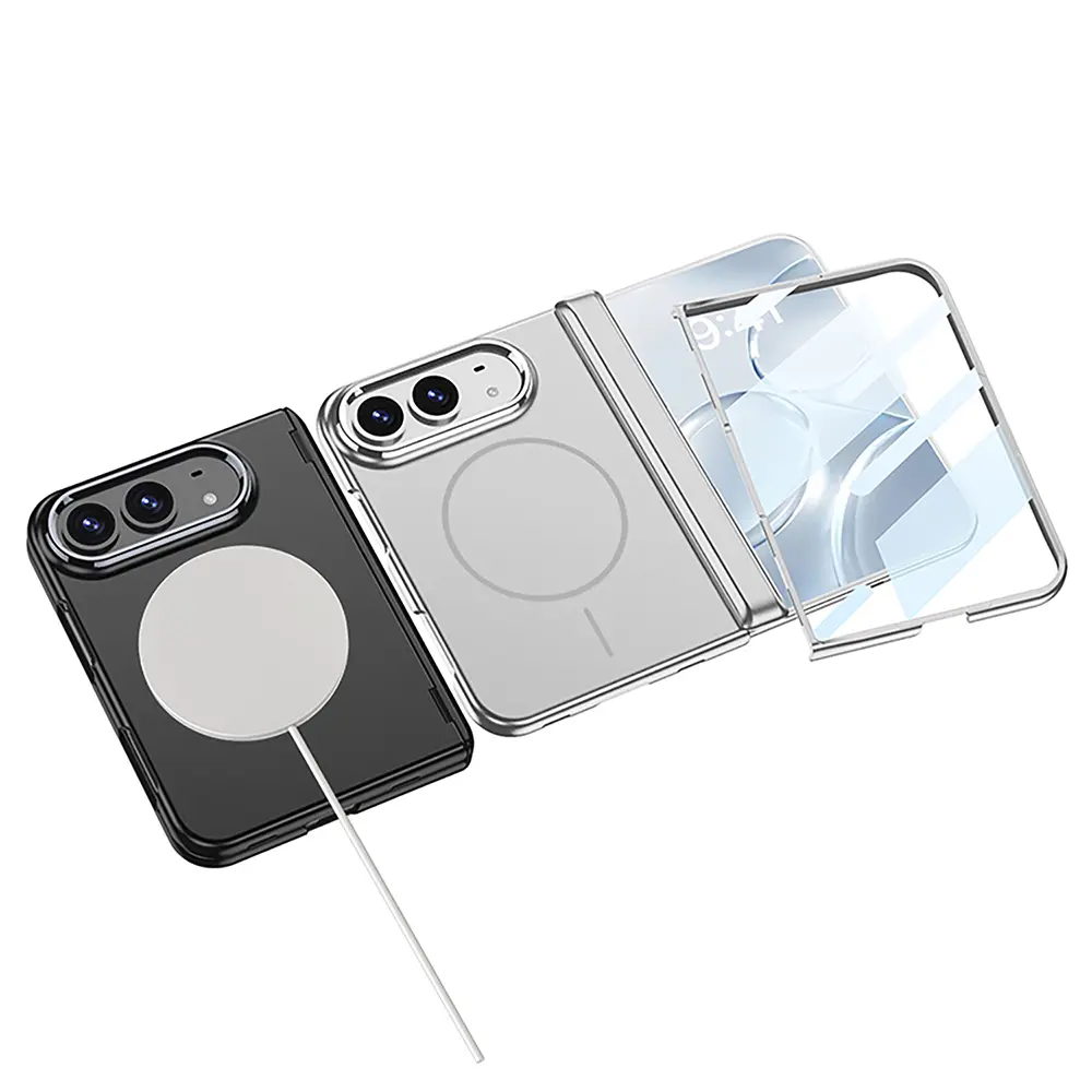 Apple iPhone Duo Kılıf M-safe Şarj Özellikli Zore Kıpta KPT-14 Sert PC Kapak