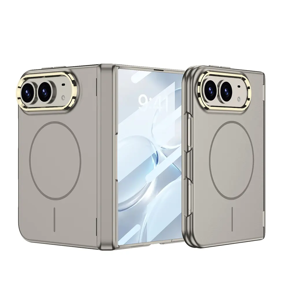 Apple iPhone Duo Kılıf M-safe Şarj Özellikli Zore Kıpta KPT-14 Sert PC Kapak