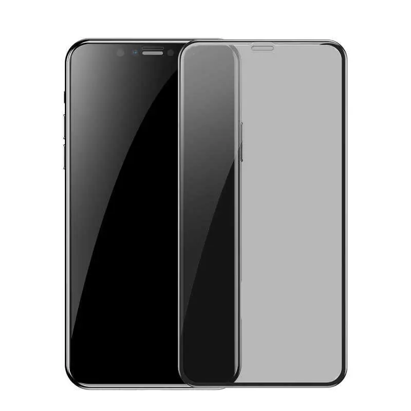 iPhone X Hayalet Cam Ekran Koruyucu - Davin 5D Privacy