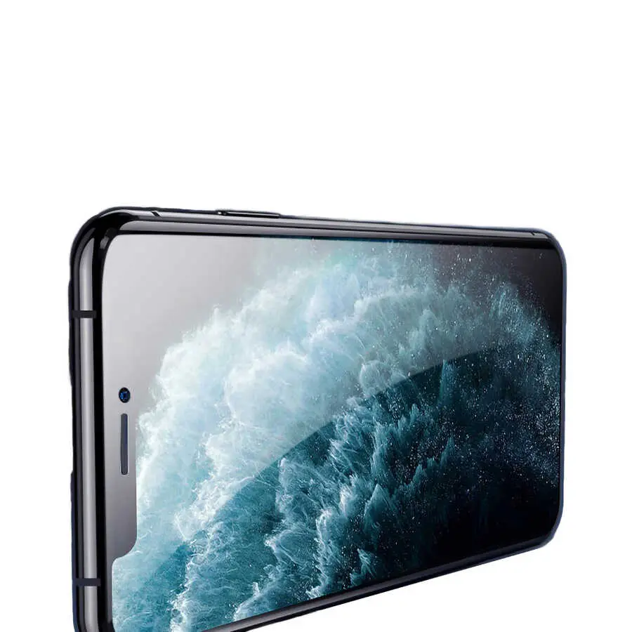 iPhone X Seramik Ekran Koruyucu, 3D Kavisli ve Darbe Emici - Davin