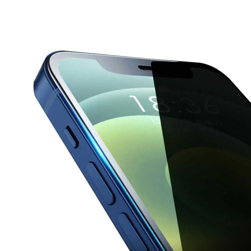 iPhone XR 6.1 Anti-Peep Gizlilik Ekran Koruyucu - Wiwu iPrivacy HD