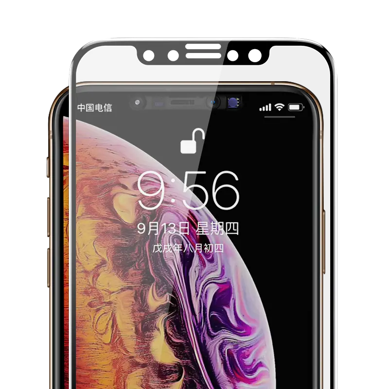 iPhone XS 5.8 Gizlilik Ekran Koruyucu, 0.3 mm - Benks V Pro
