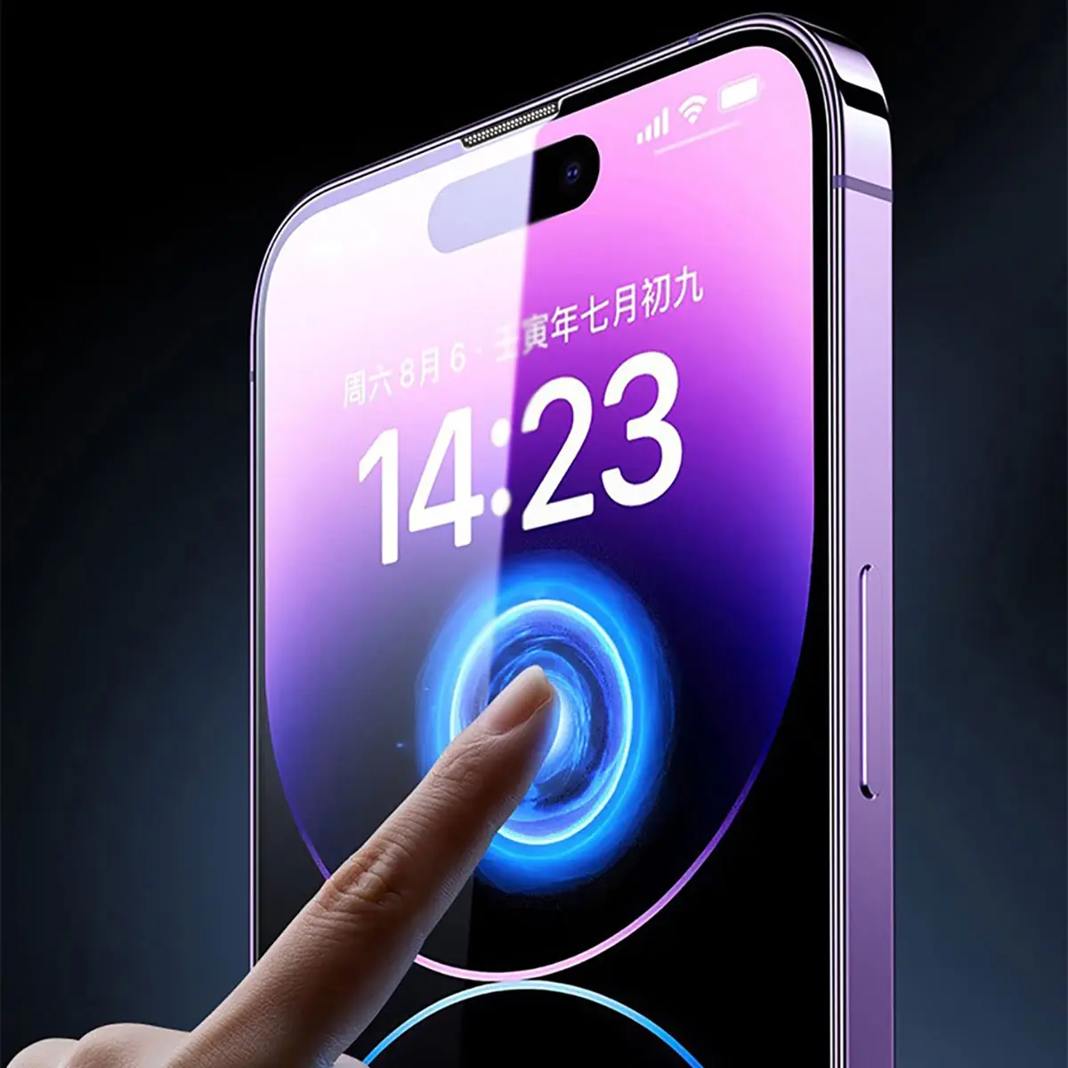 iPhone XS Max Mat Temperli Cam Ekran Koruyucu - Wiwu iVista Screen Matte
