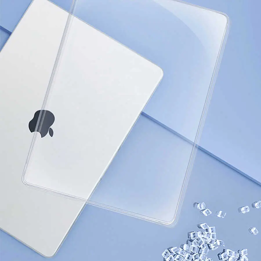 MacBook Air 13.6" M2 Şeffaf Ultra İnce Kılıf - Wiwu Crystal iShield