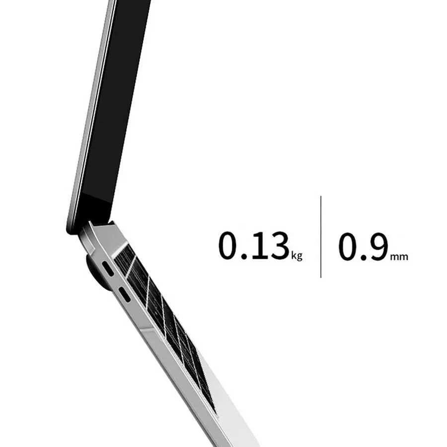 MacBook Air 13.6" M2 Şeffaf Ultra İnce Kılıf - Wiwu Crystal iShield