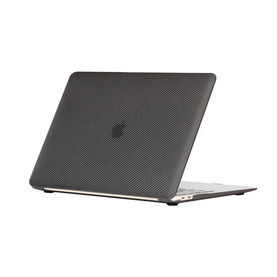 MacBook Air 13.3" Karbon Fiber Tasarımlı Koruyucu Kılıf - Zore MSoft