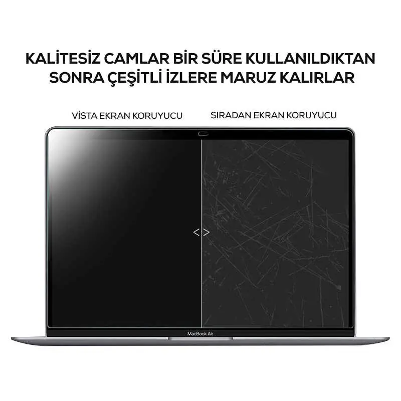 MacBook Pro 15" Touch Bar Ekran Koruyucu Temperli Cam - Wiwu Vista