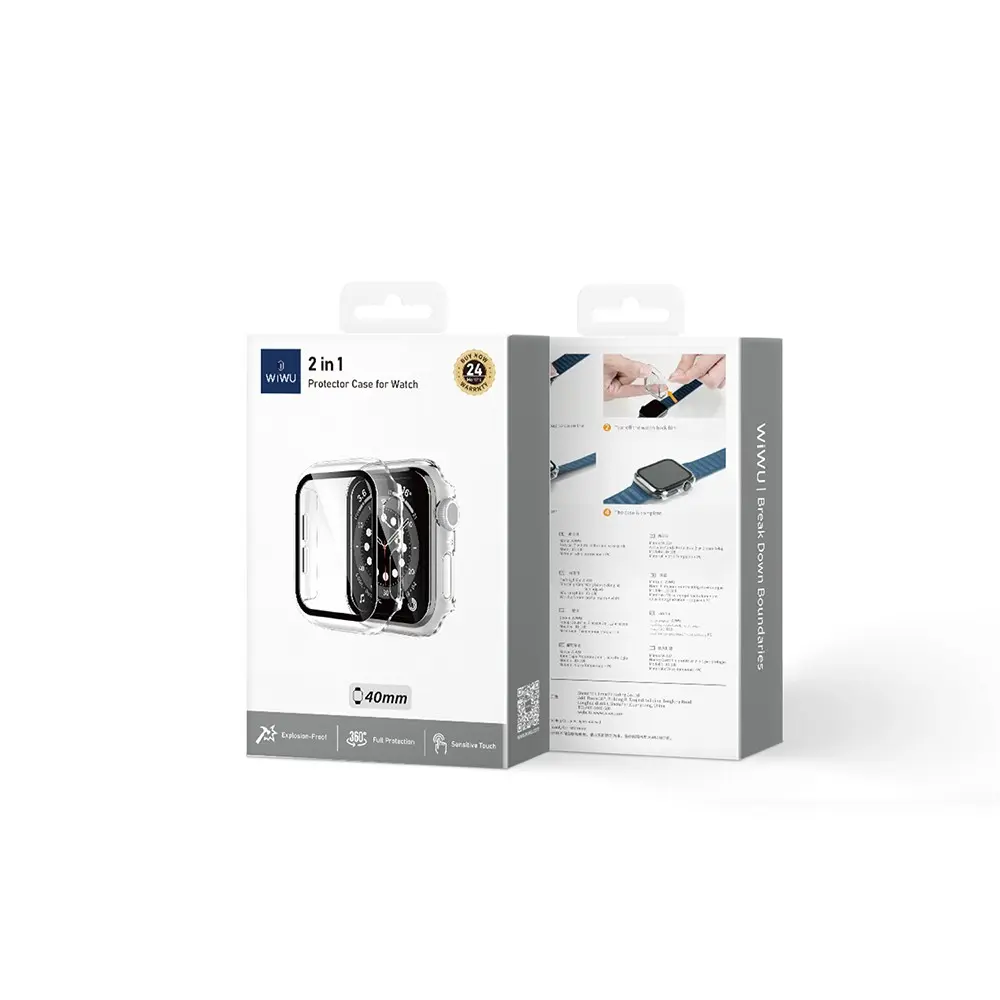 Apple Watch 10 ve 11 42 mm Kasa Koruyucu + HD Ekran Film - Wiwu JD-108