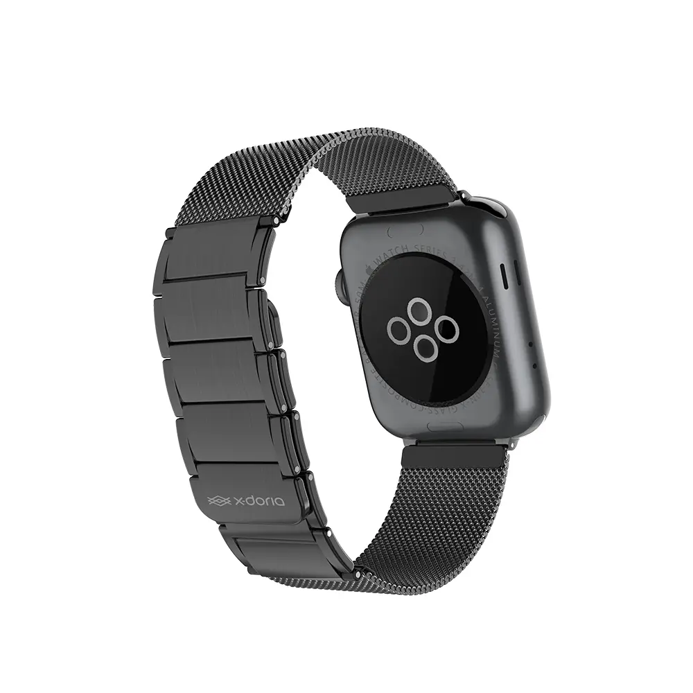 Apple Watch 42 mm Manyetik Metal Hasır Saat Kordonu - Raptic Classic Plus
