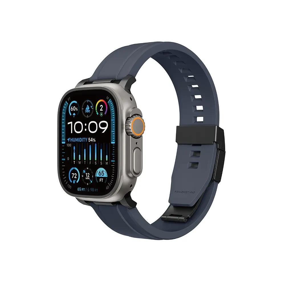 Apple Watch 46 mm Silikon Kordon - Amazingthing Titan Chrono