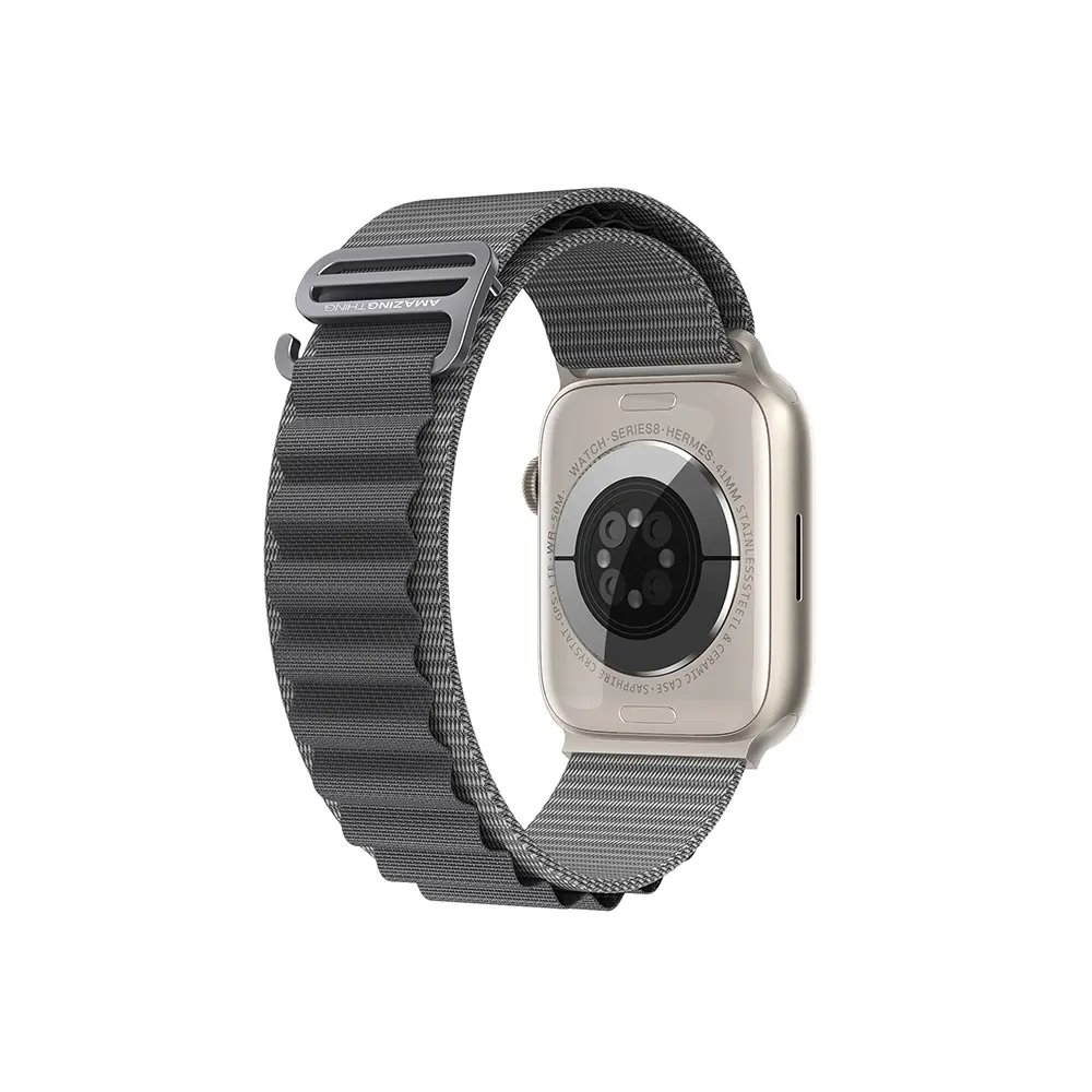 Apple Watch 46 mm Uyumlu Spor Hasır Kordon - Amazingthing Titan