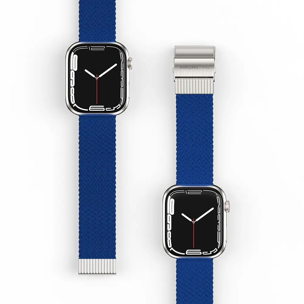 Apple Watch 46 mm Örgü Sport Kordon - Amazingthing Titan Weave