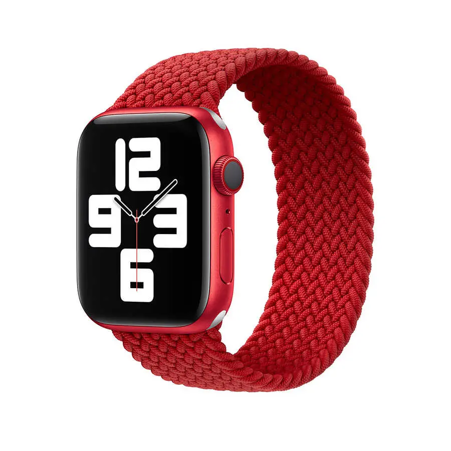 Apple Watch 38 mm Örgü Solo Loop Kordon - Wiwu Braided Small