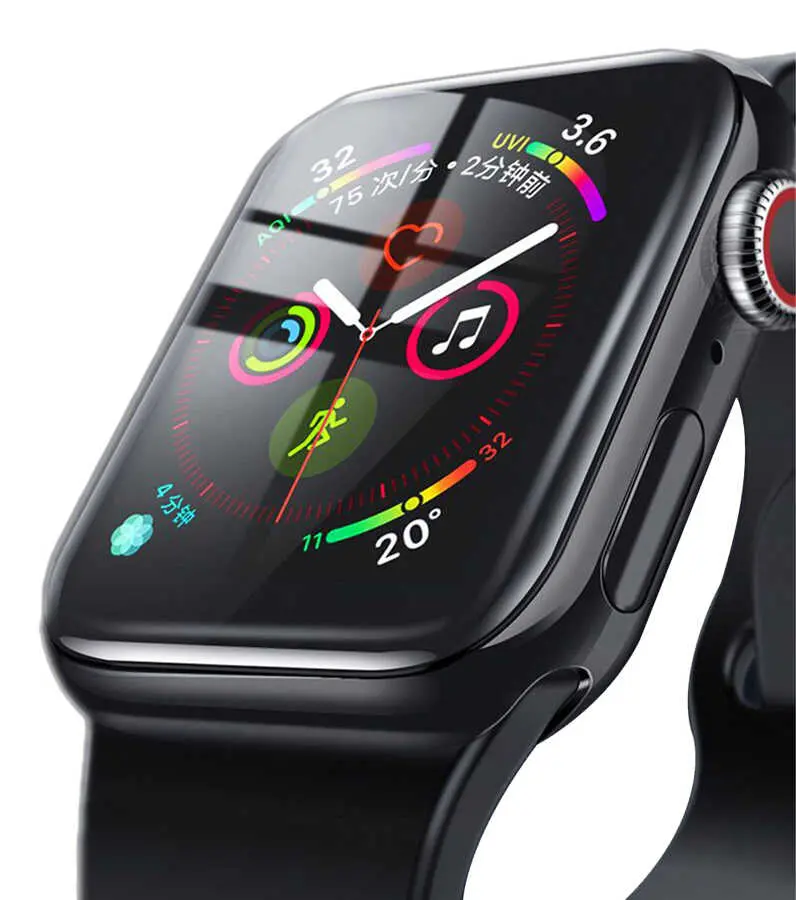 Apple Watch 38 mm 6H Temperli Cam Ekran Koruyucu - Wiwu iVista