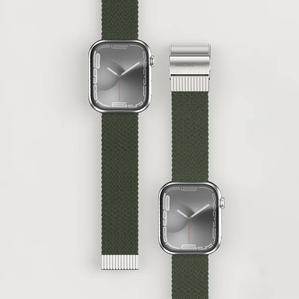 Apple Watch 38 mm Örgü Kordon - Amazingthing Titan Weave 2 Sport