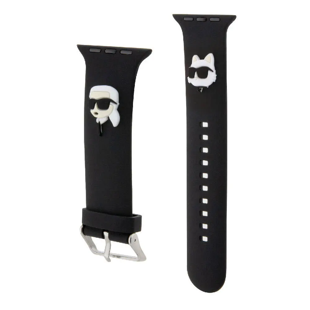 Apple Watch 38 mm Silikon Kordon - Karl Lagerfeld İkonik Logolu