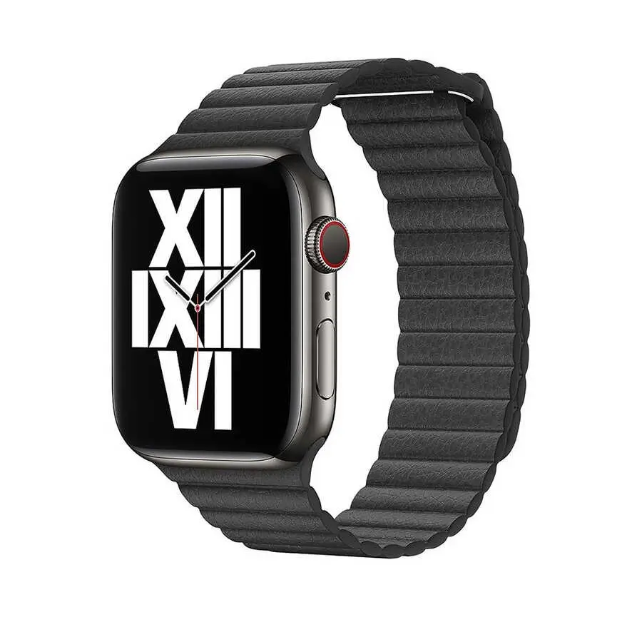 Apple Watch 38 mm Deri Loop Kordon - Zore KRD-09
